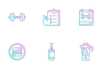 Gym And Fitness Icon Pack