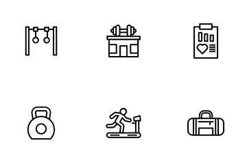 Gym And Running Icon Pack