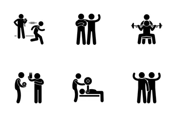 Gym Assistant Icon Pack