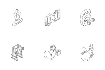 Gym Equipment Icon Pack