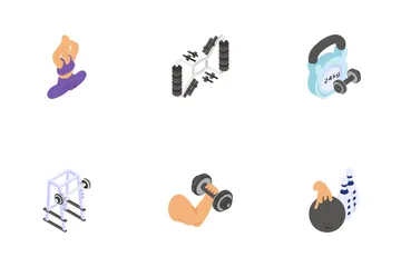 Gym Equipment Icon Pack