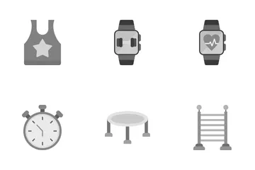 Gym Equipment Icon Pack