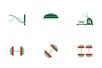 GYM Equipment Icon Pack