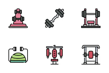 Gym Fitness Icon Pack