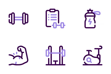 Gym Fitness Icon Pack