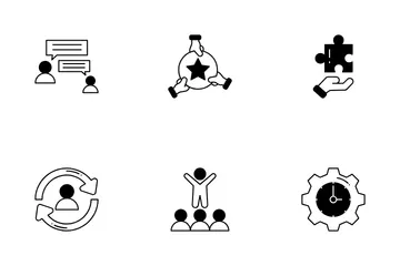 Habilidad blanda Paquete de Iconos