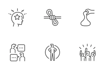 Habilidad blanda Paquete de Iconos