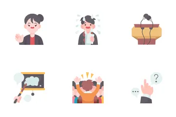 Hablar en público Paquete de Iconos
