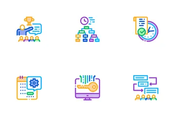 Hackathon Development Icon Pack