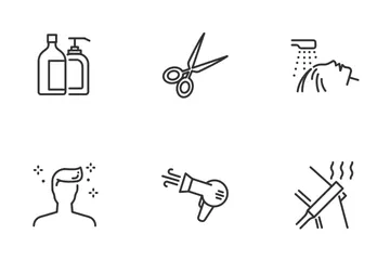Hair Saloon Icon Pack