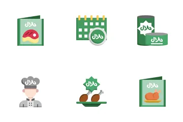 Halal Food Icon Pack