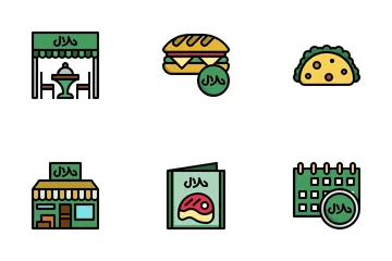 Halal Food Icon Pack