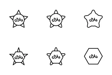 Halal Pacote de Ícones