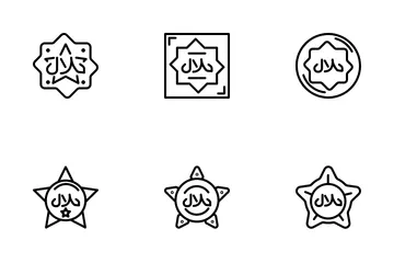 Halal Pacote de Ícones