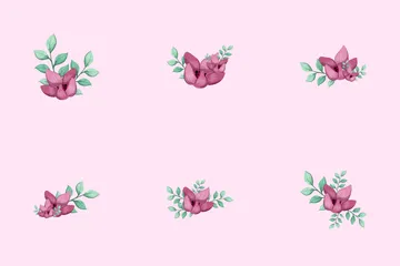 Half Bloom Icon Pack