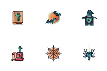 Víspera de Todos los Santos Paquete de Iconos