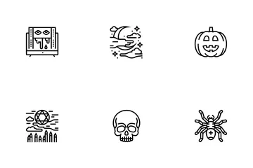 Halloween Autumn Season Holiday Icon Pack