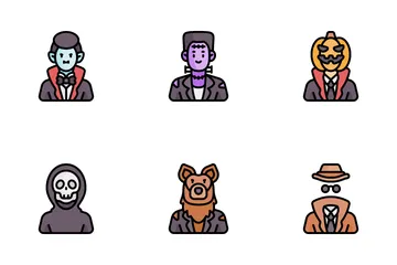 Halloween Avatar Icon Pack