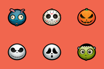Halloween Avatars Icon Pack