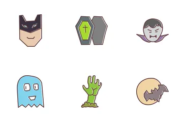 Halloween Doodles Icon Pack