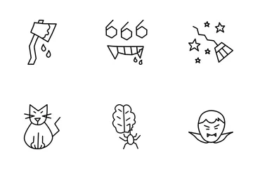 Halloween Doodles Icon Pack