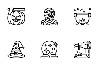 Halloween Elements Icon Pack