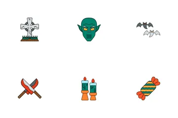 Halloween Equipment Icon Pack