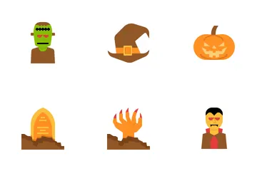 Halloween Flat Icon Pack