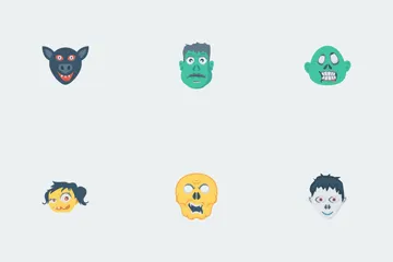 Halloween Flat  Vol 1 Icon Pack