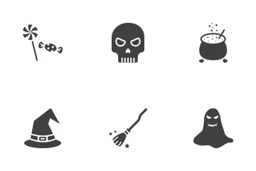 Halloween Glyph Icons Icon Pack
