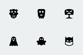 Halloween Glyphs Vol 1 Icon Pack