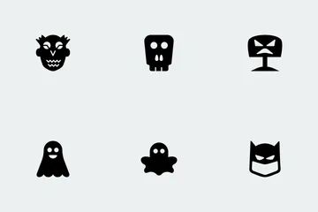 Halloween Glyphs Vol 1 Icon Pack