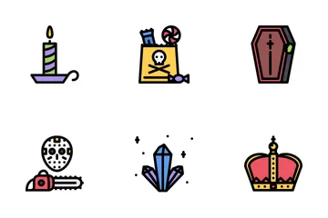 Halloween & Legends Colored Icon Pack