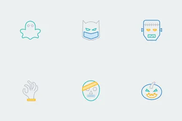 Halloween Line Color Vol 1 Icon Pack