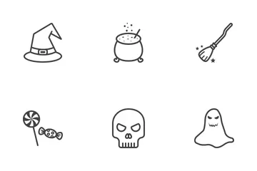 Halloween Line Icons Icon Pack