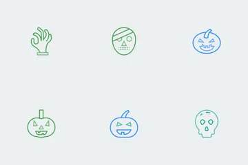 Halloween Multi Color Vol 1 Icon Pack