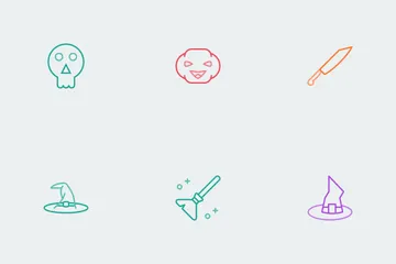 Halloween Multi Color Vol 2 Icon Pack