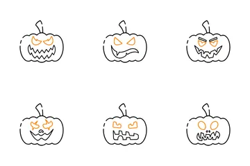 Halloween Pumpkin Icon Pack