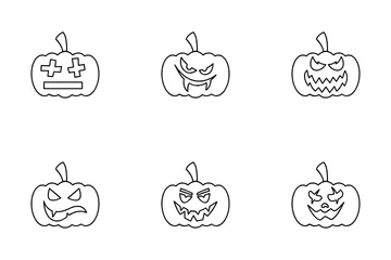 Halloween Pumpkin Icon Pack