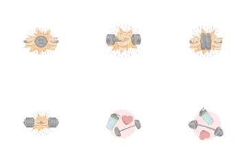 Haltère Pack d'Icônes