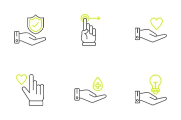 Hand And Gestures Icon Pack