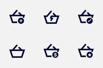 Hand Cart Icon Pack