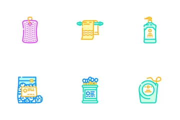 Hand Clean Soap Icon Pack