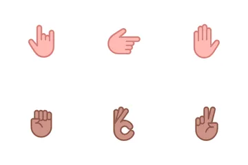 Hand-Emoji Symbolpack