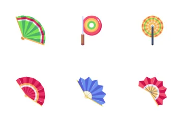 Hand Fan Icon Pack