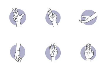 Hand Fingers Icon Pack