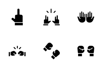 Hand Gesture Icon Pack