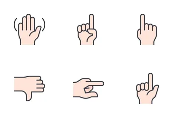 Hand Gesture Icon Pack