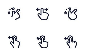 Hand Gesture Icon Pack