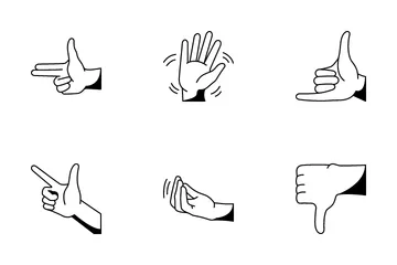 Hand Gesture Icon Pack